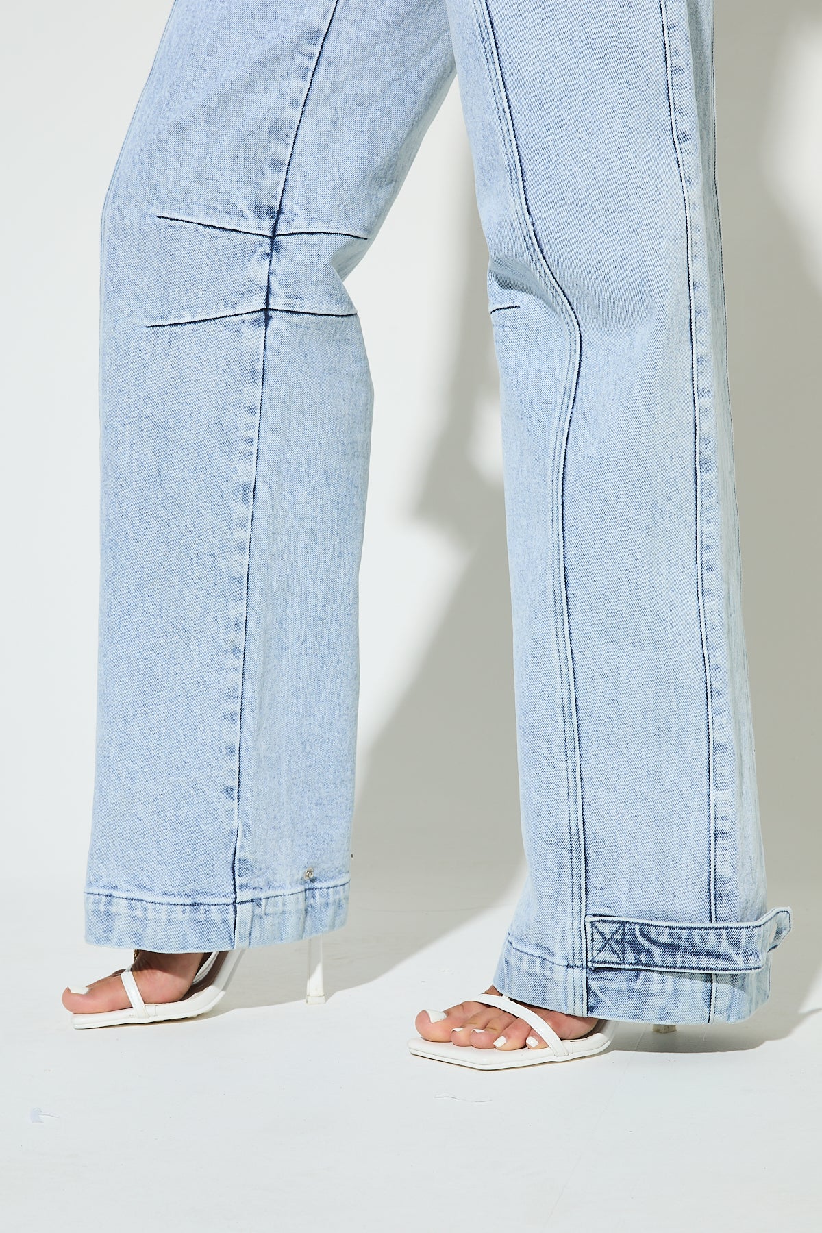 MARLI Acid Wash High Waist Denim Jeans
