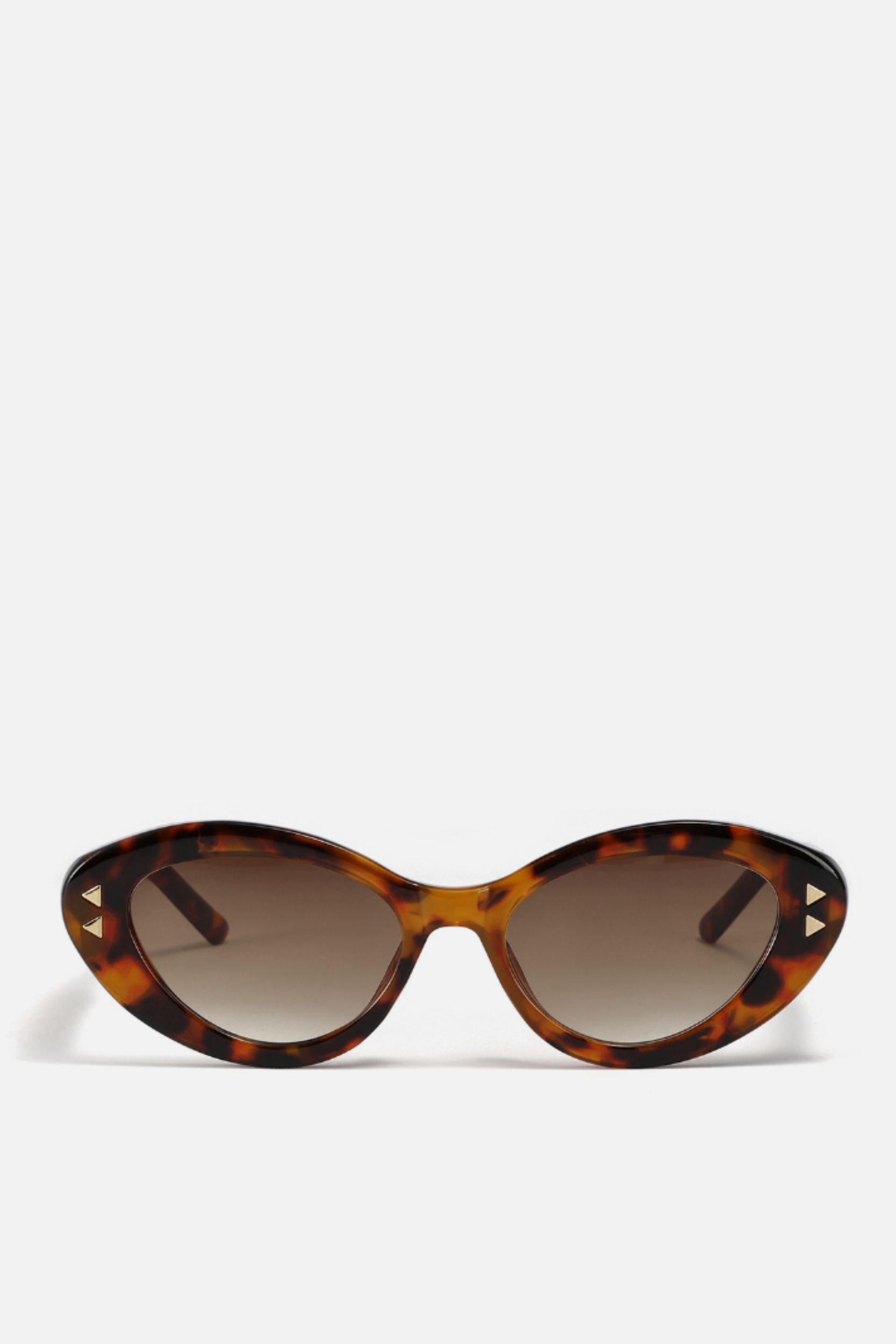 MONTREAL Leopard Round Cat Eye Sunglasses