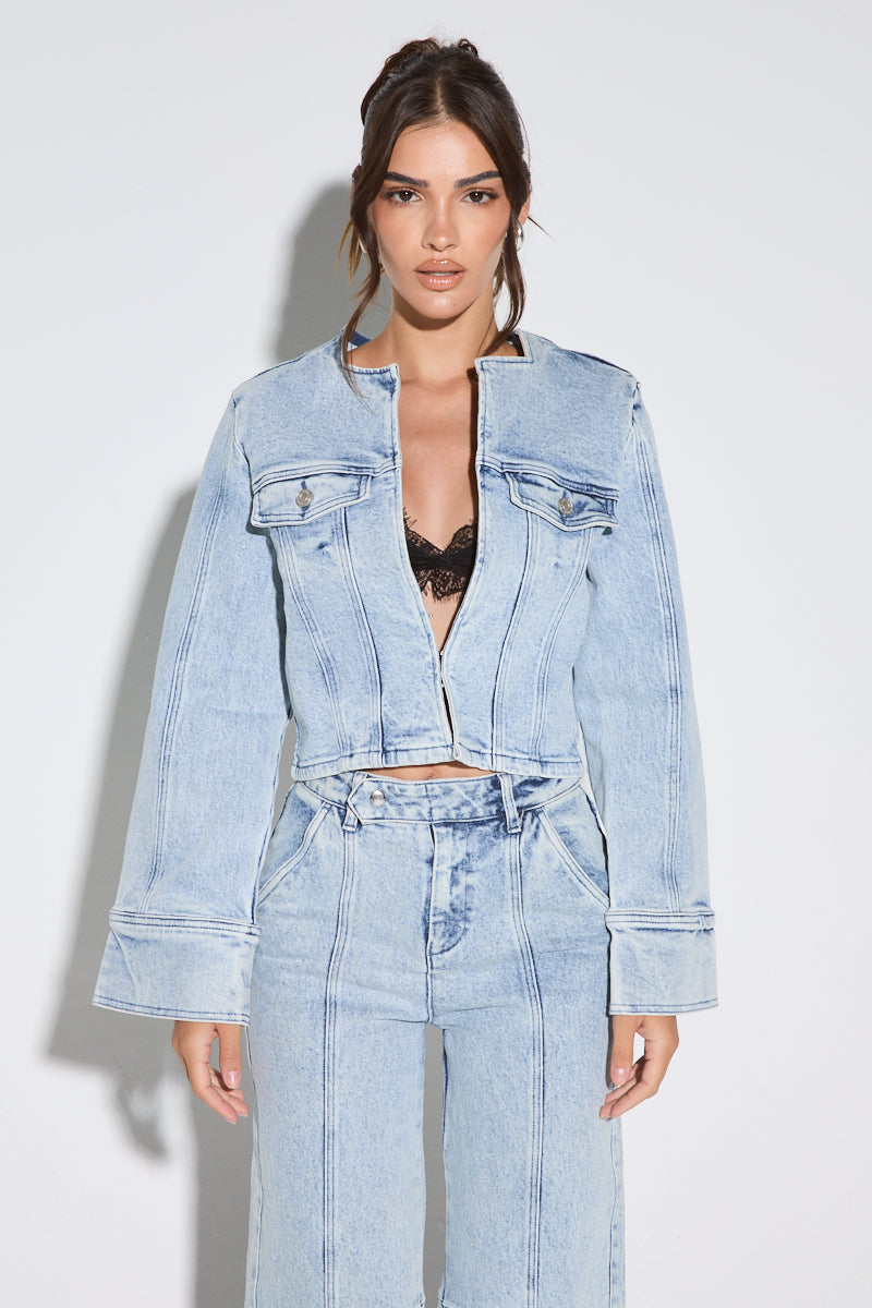 REEVA Boxy Denim Jacket
