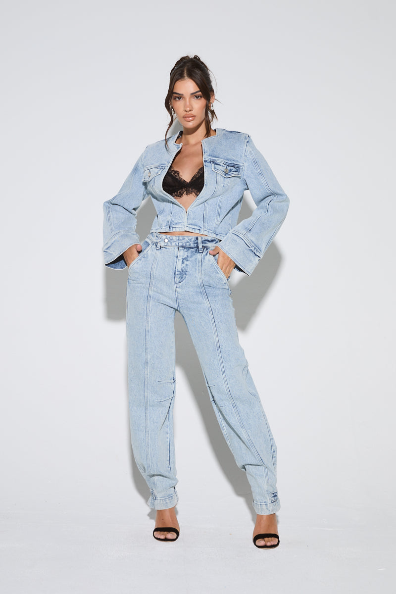 REEVA Boxy Denim Jacket