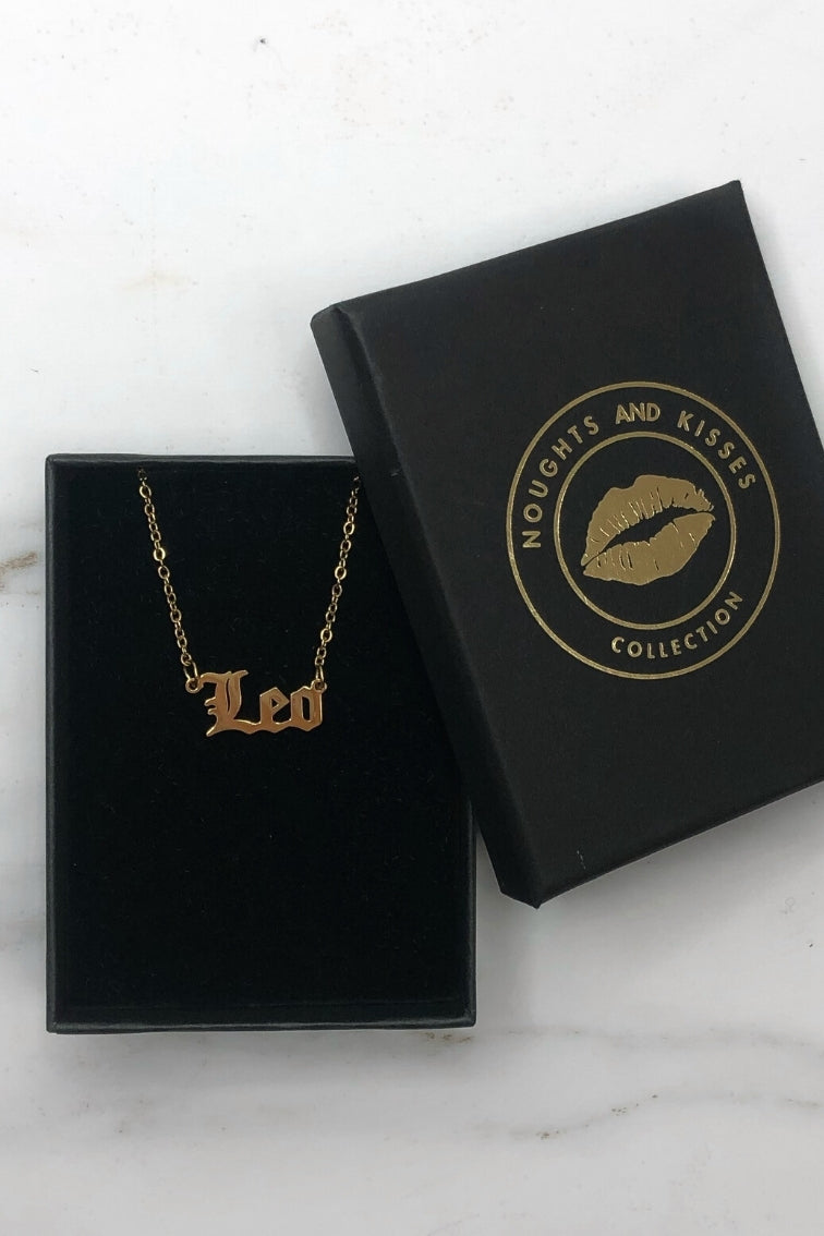 Star Sign Necklace - Gold