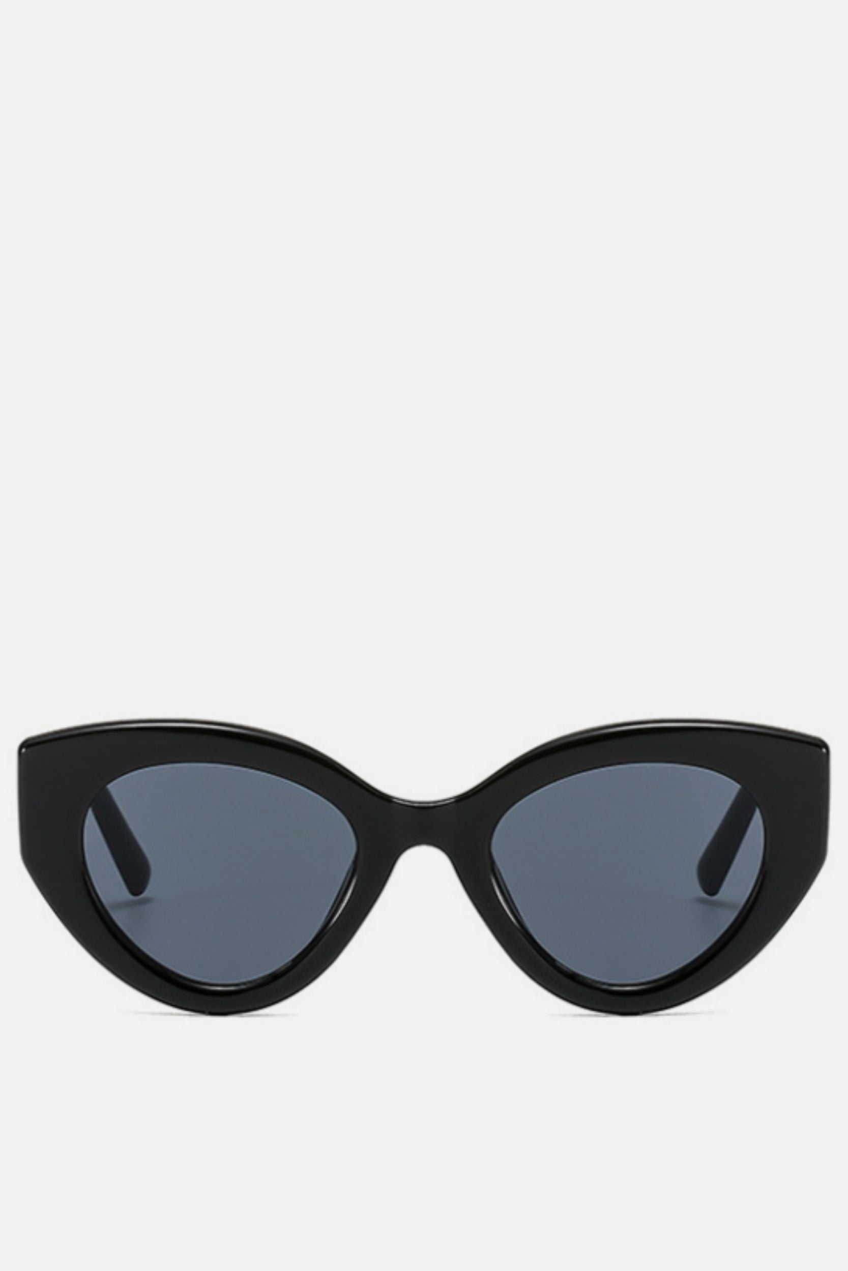 POSITANO Black Oversized Cat Eye Sunglasses