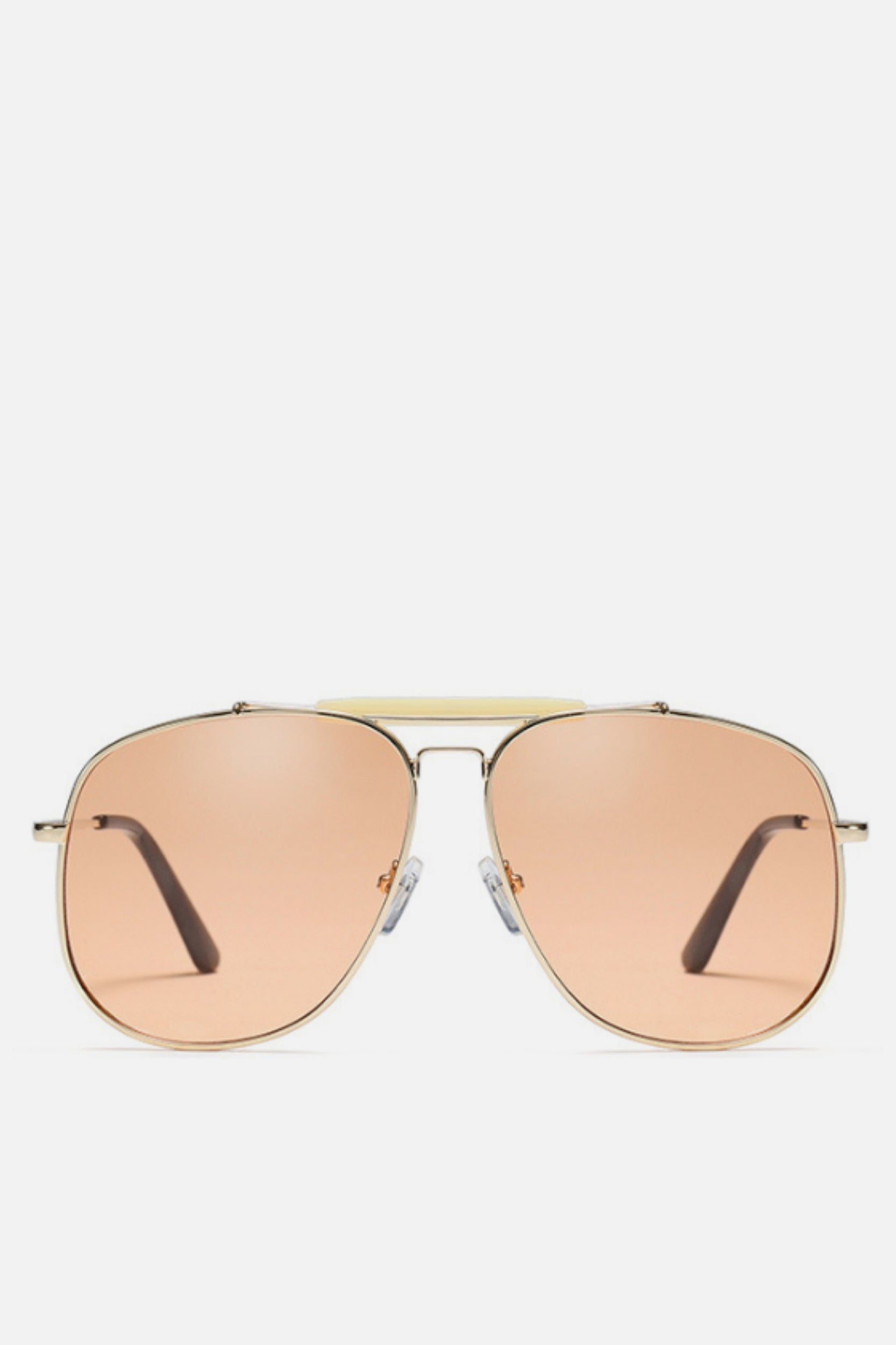 Maldives Oversized Peach Aviators - noughts&kisses