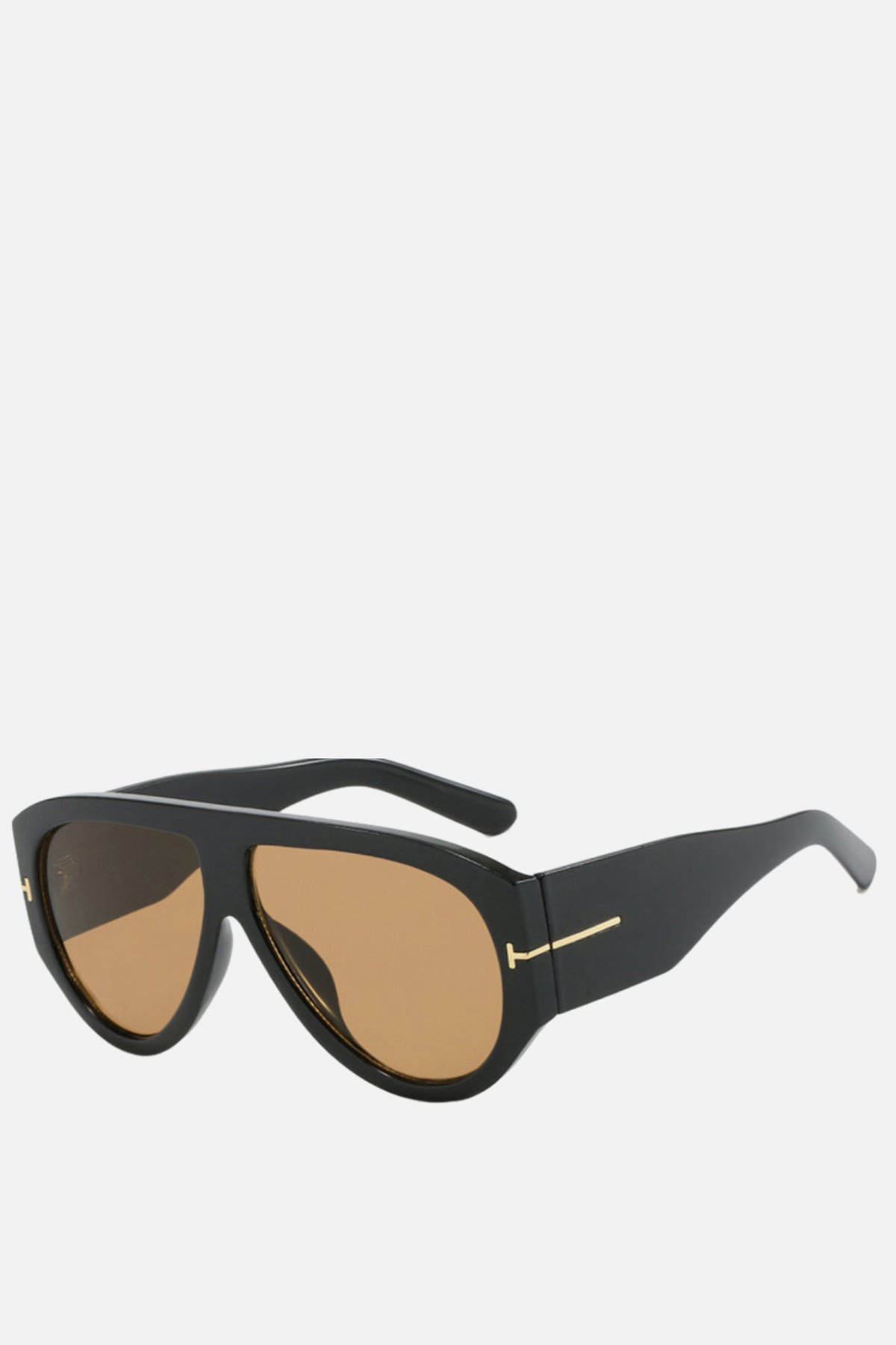 MONACO Brown Tint Oversized Sunglasses