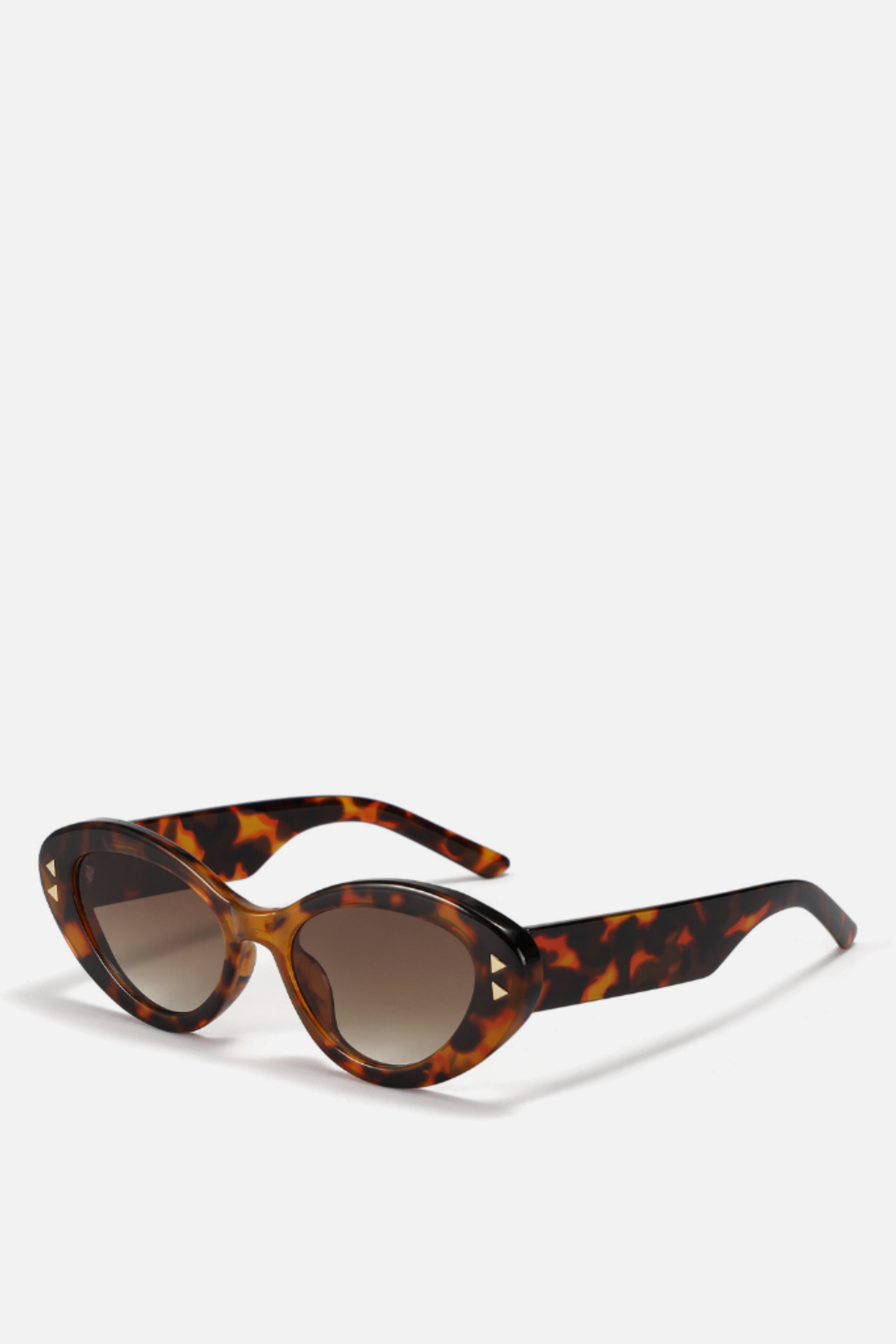 MONTREAL Leopard Round Cat Eye Sunglasses