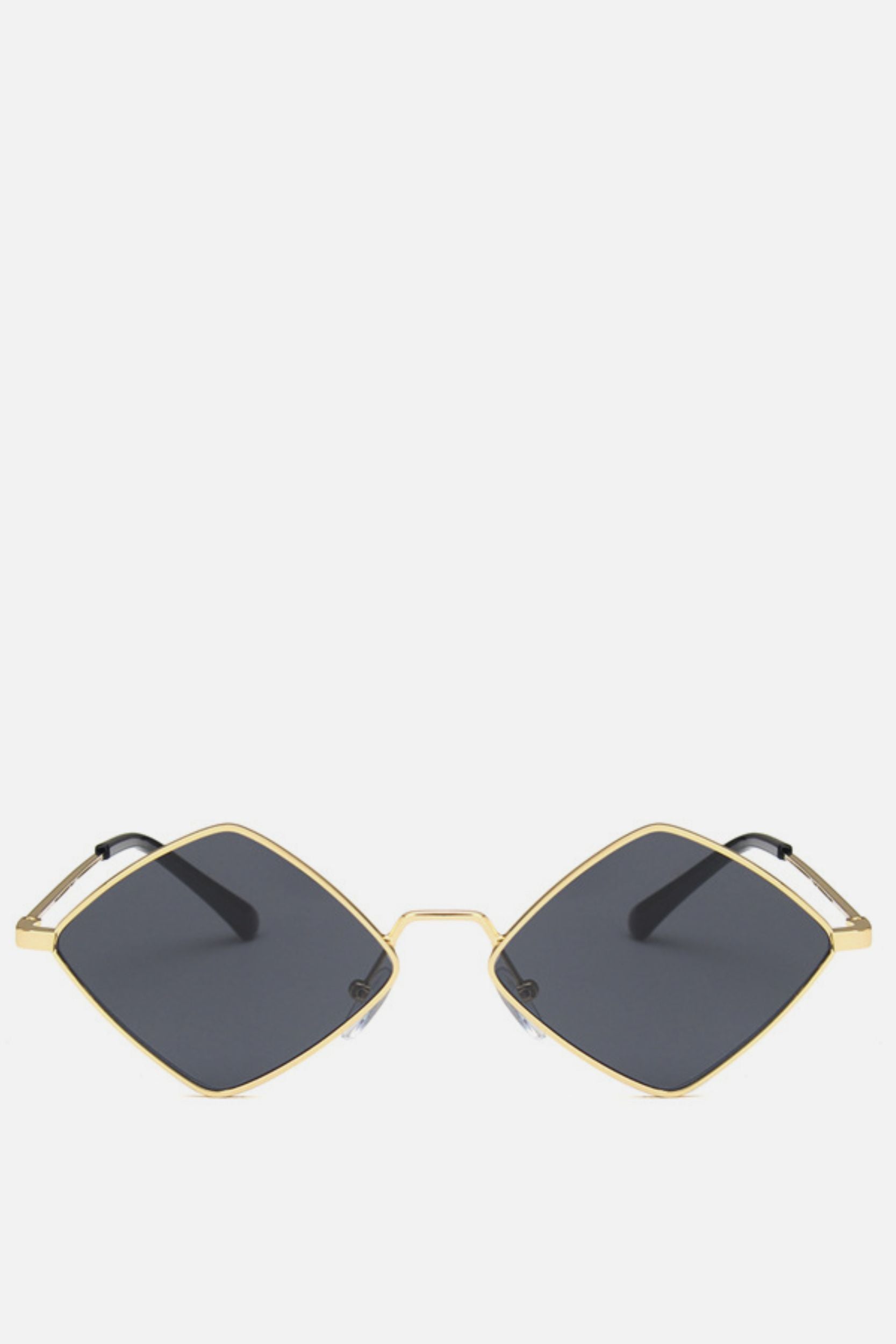 TEXAS Black Hexagon Sunglasses