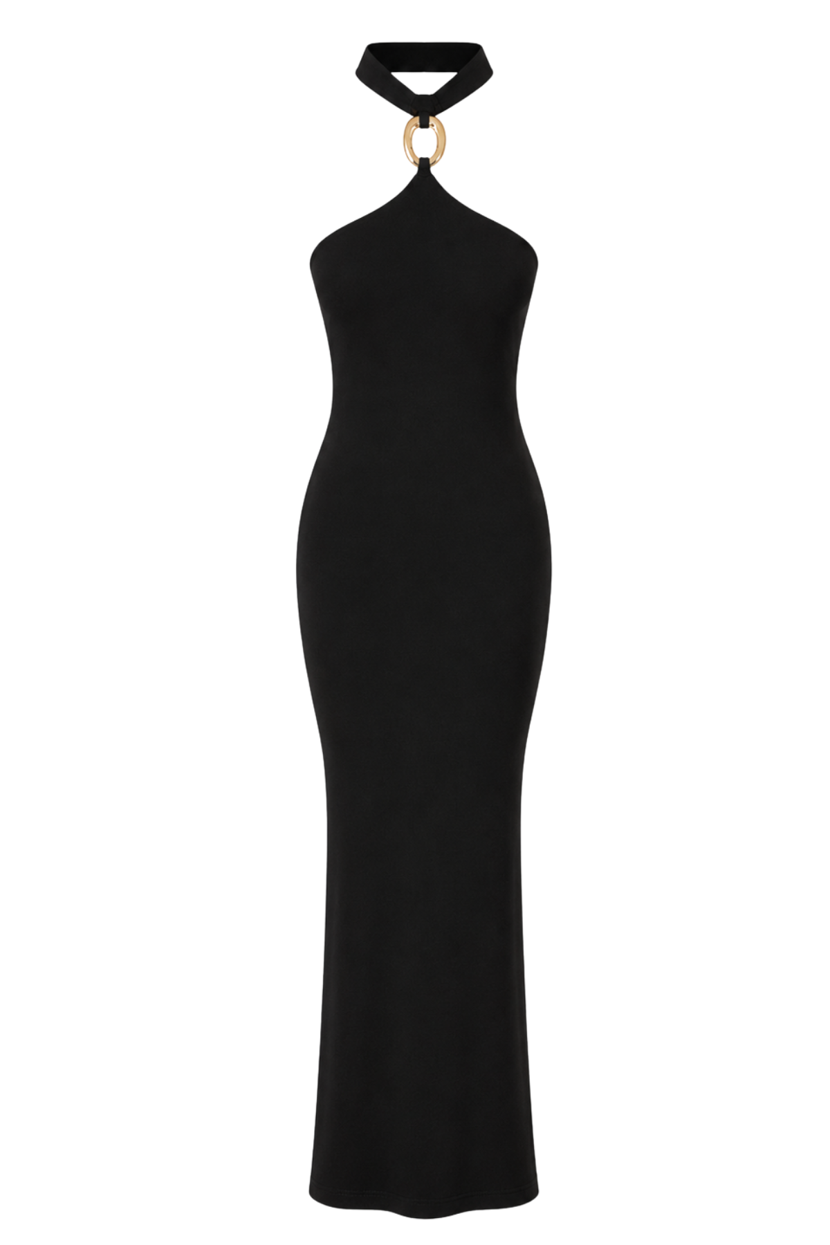 ELMAH Black Trim Detail Knit Maxi Dress Noughts & Kisses ELMAH Black Trim Detail Knit Maxi Dress Noughts & Kisses