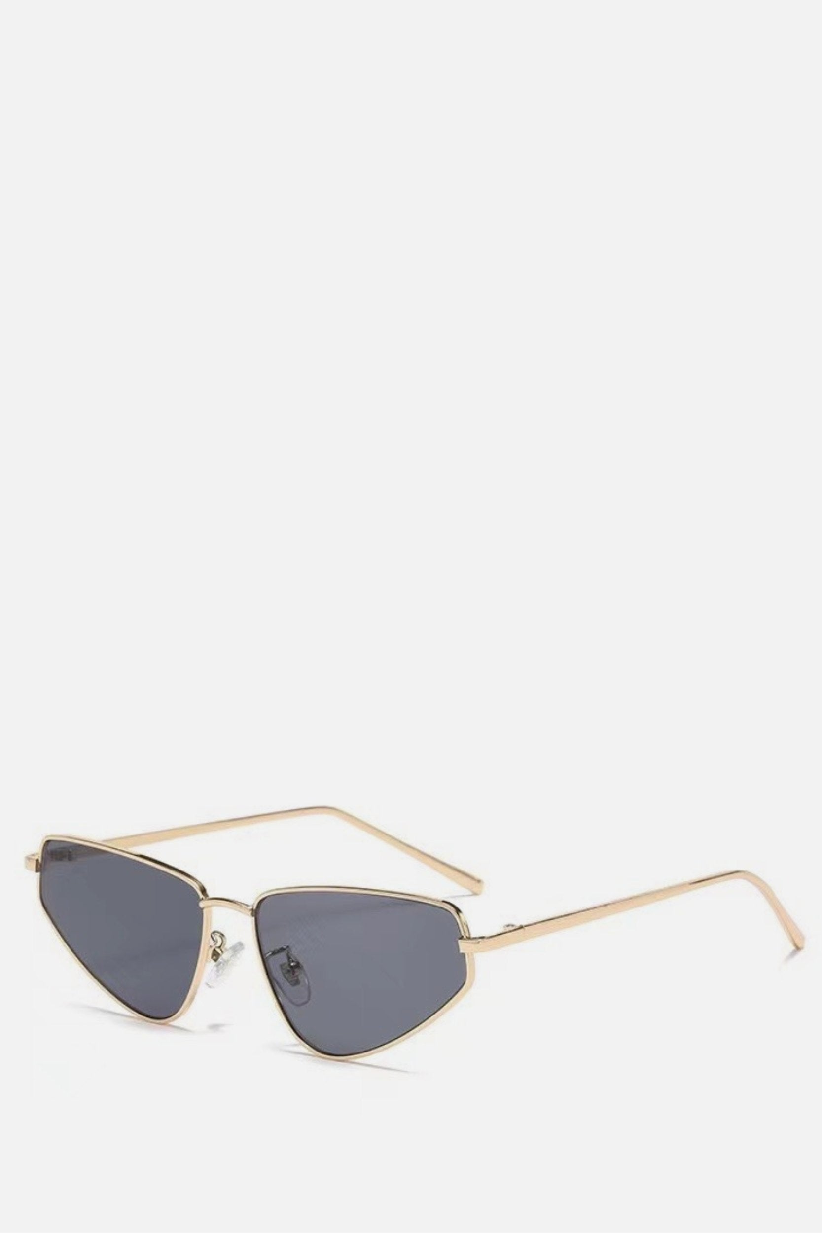 BORDEAUX Black & Gold Cat Eye Sunglasses