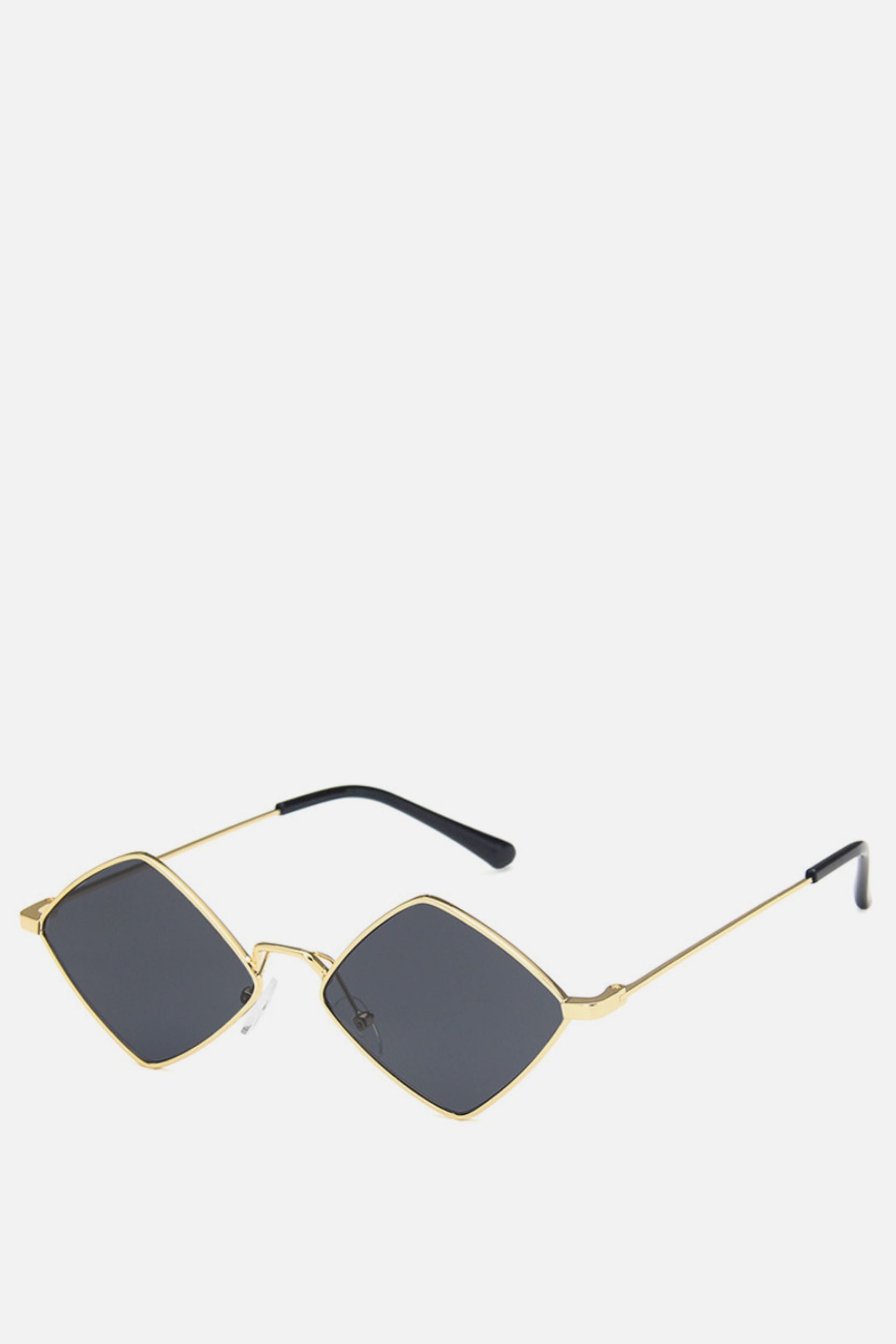 TEXAS Black Hexagon Sunglasses