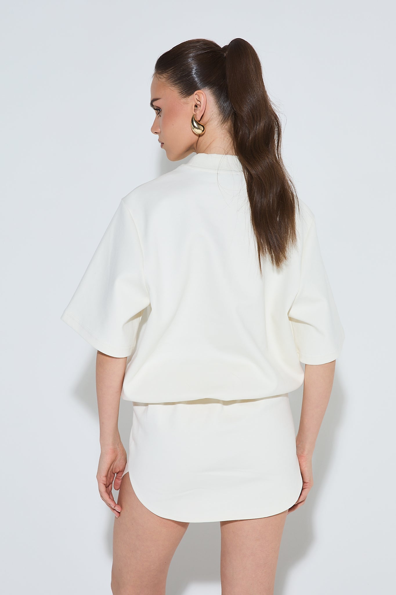 CHAYA Ecru Boxy T-Shirt Dress – Noughts & Kisses