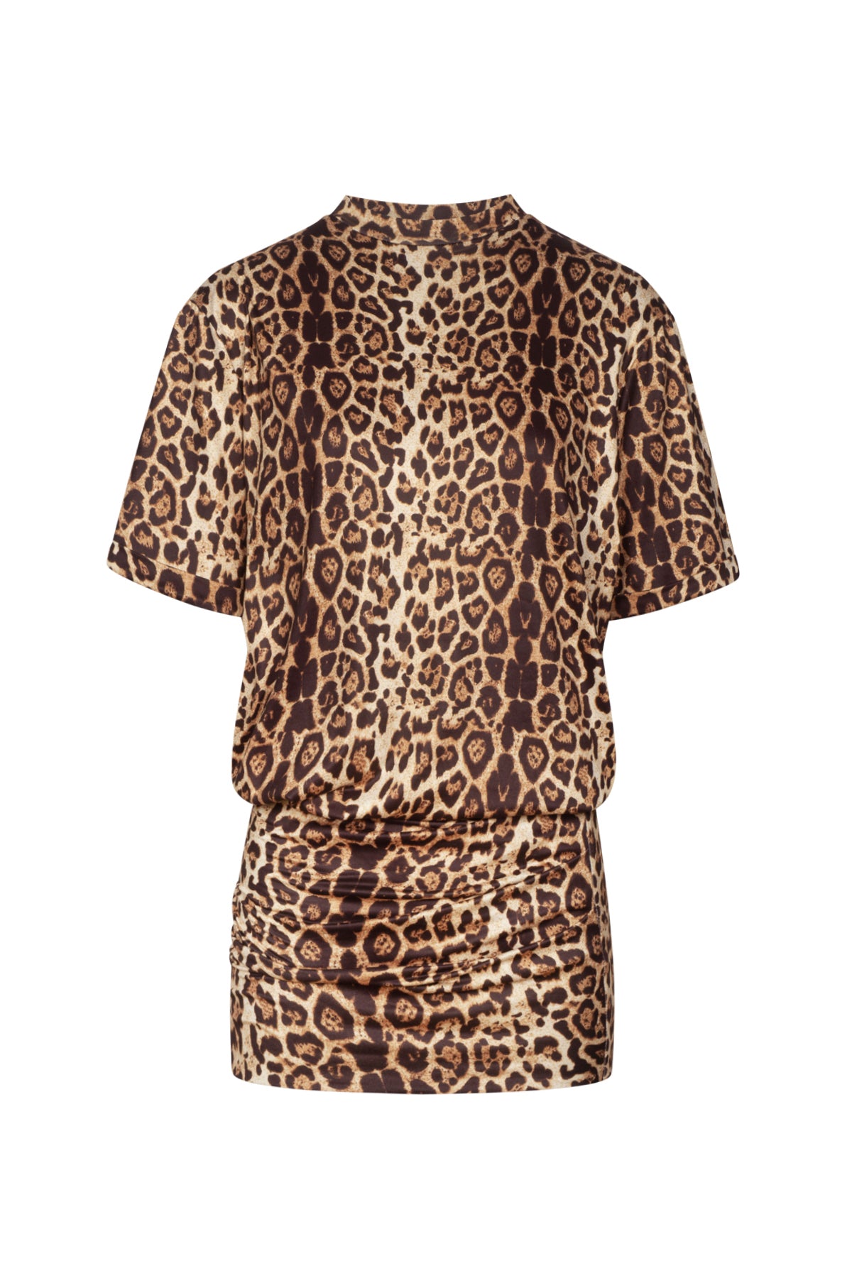 ELISSA Leopard Print T-Shirt Dress
