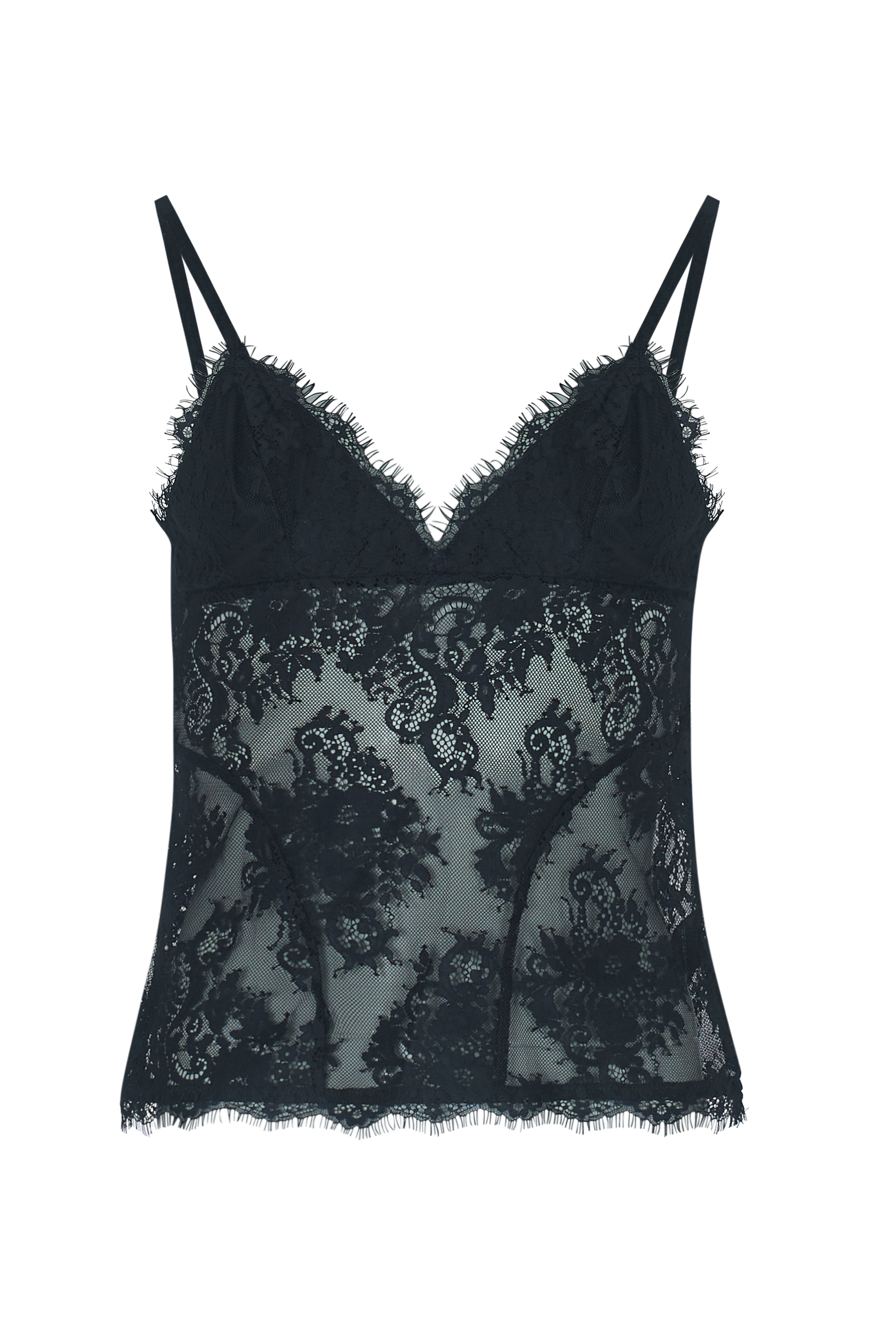 NOVA Black Lace Cami Top – Noughts & Kisses