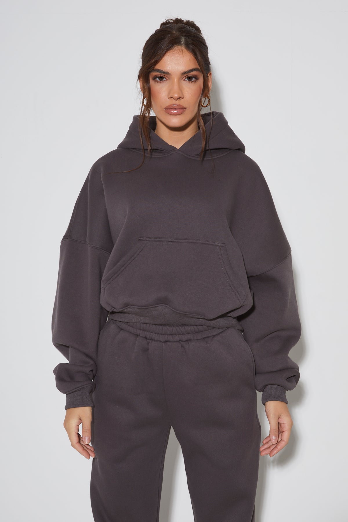 Oversized Charcoal Grey Hoodie