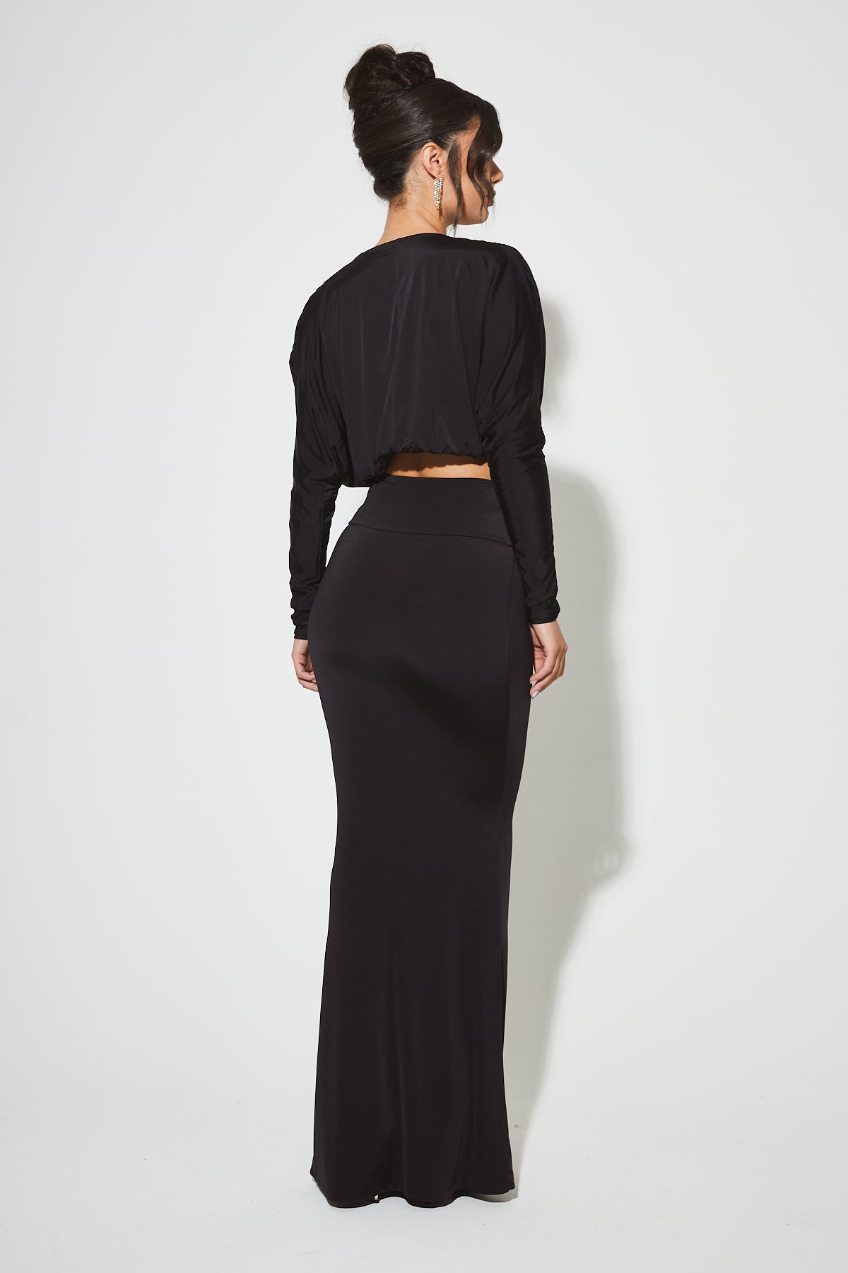 MARGOT Black Twist Maxi Co Ord