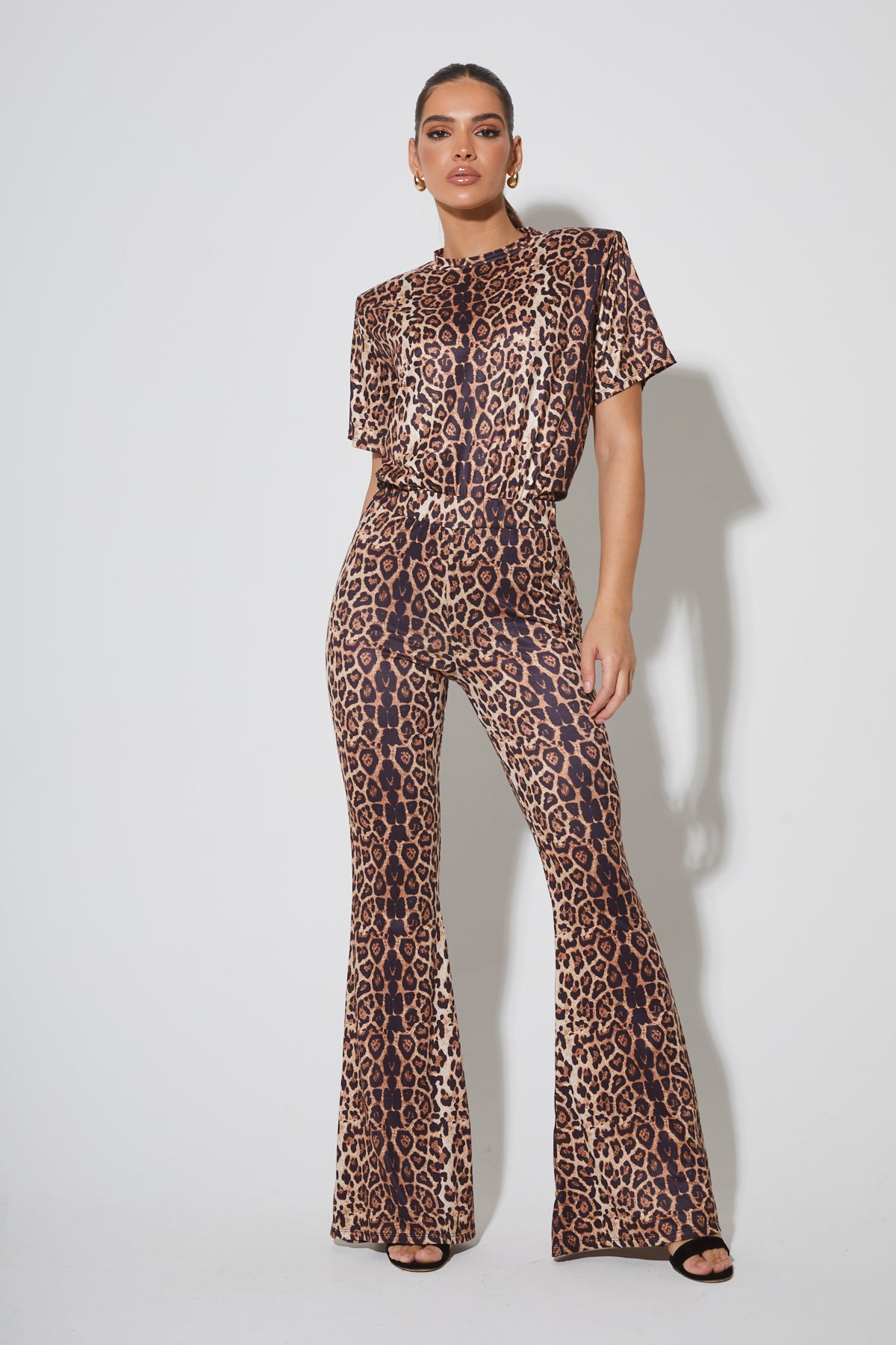 RENATA Leopard Print Top and Pant Co Ord