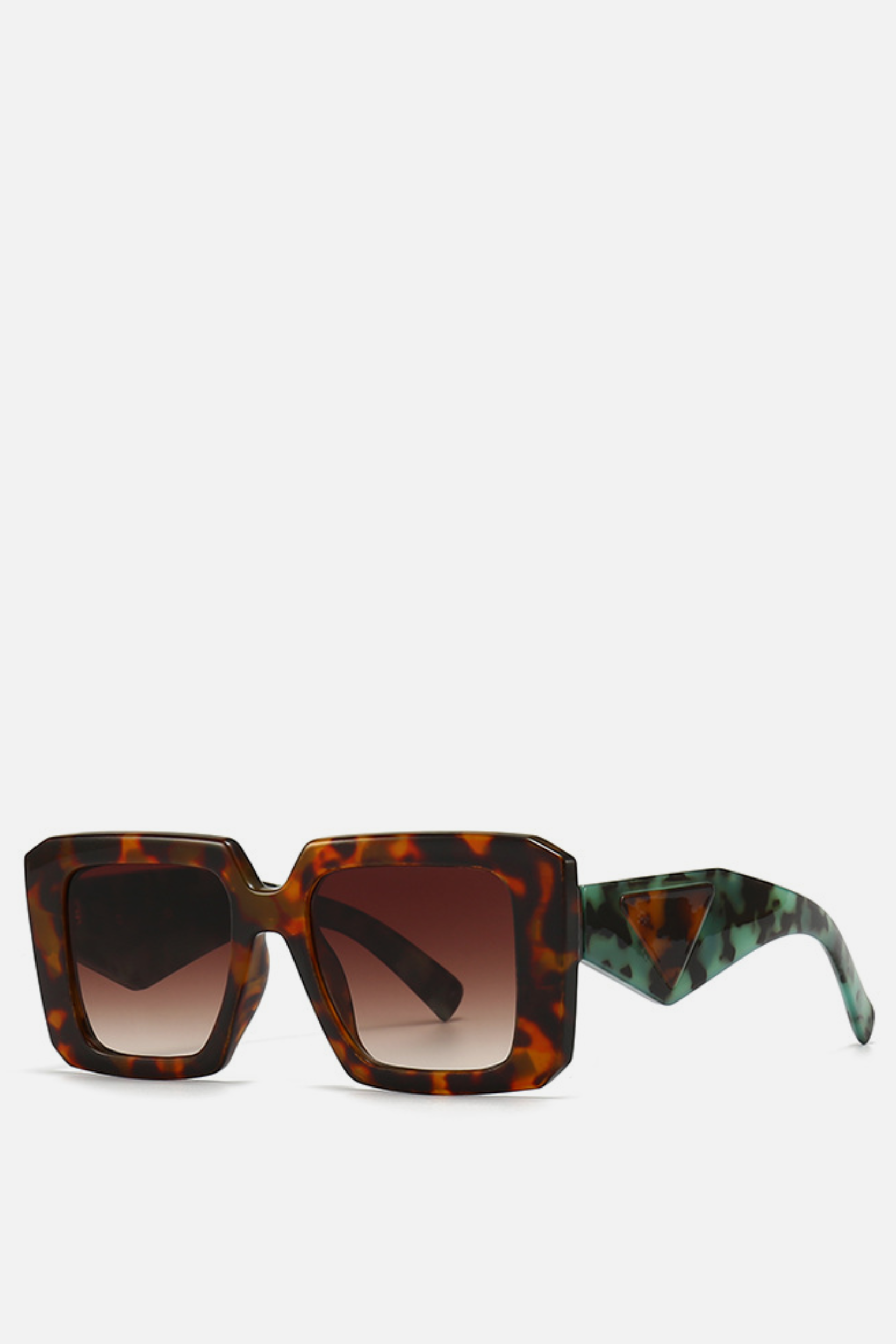 PERU Leopard Square Sunglasses
