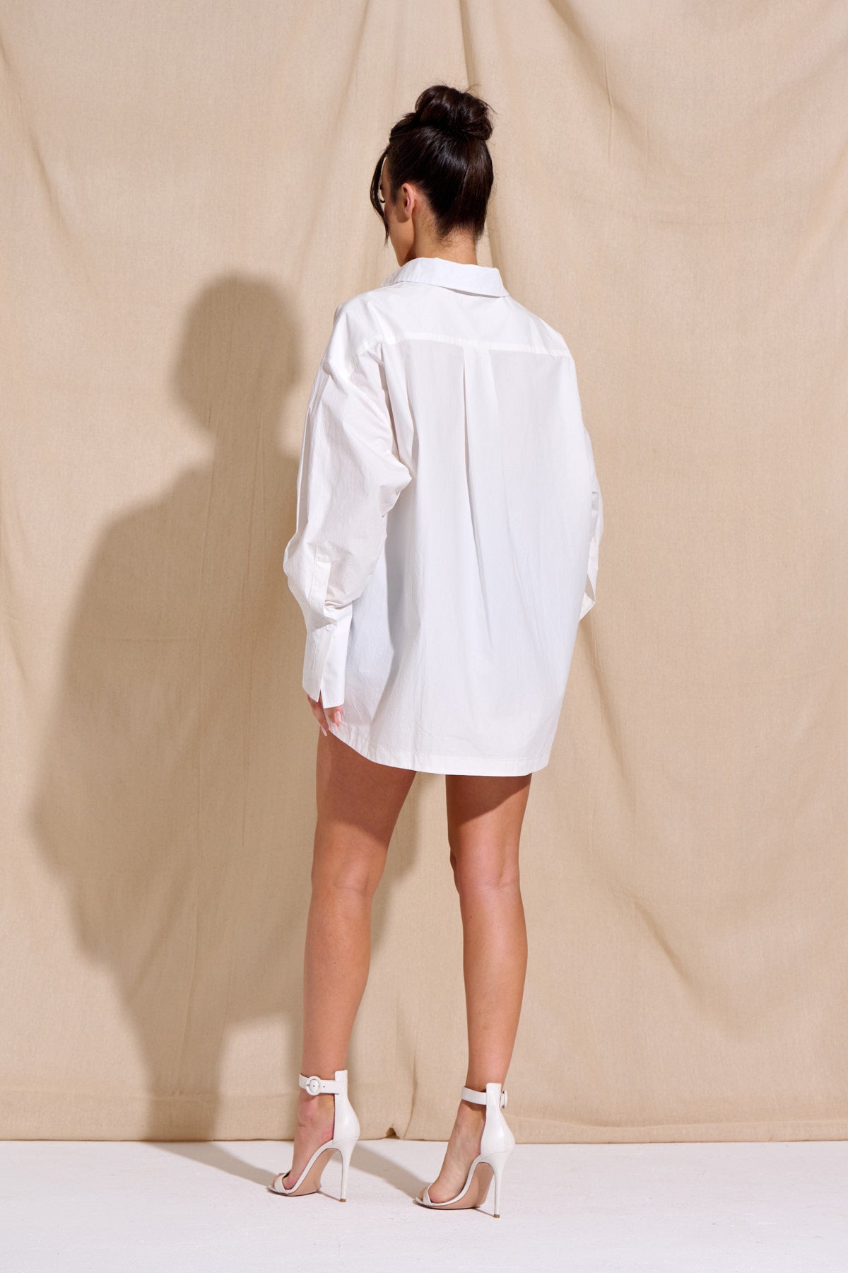 ALENA White Oversized Shirt