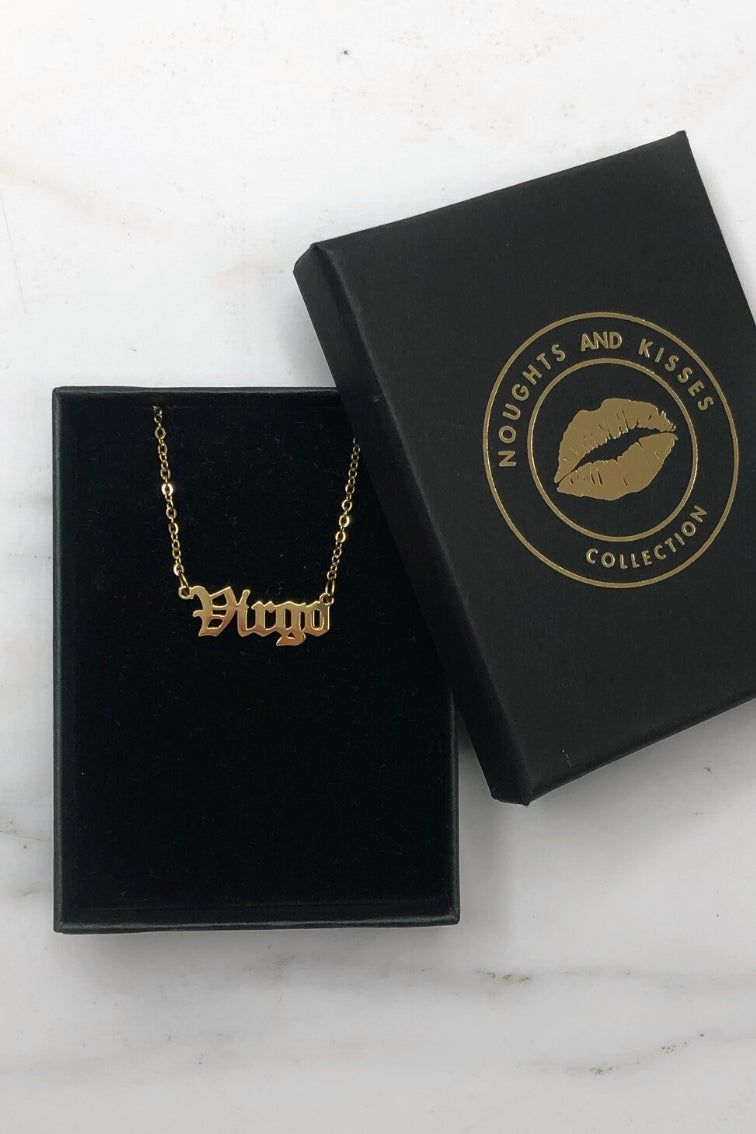 Star Sign Necklace - Gold