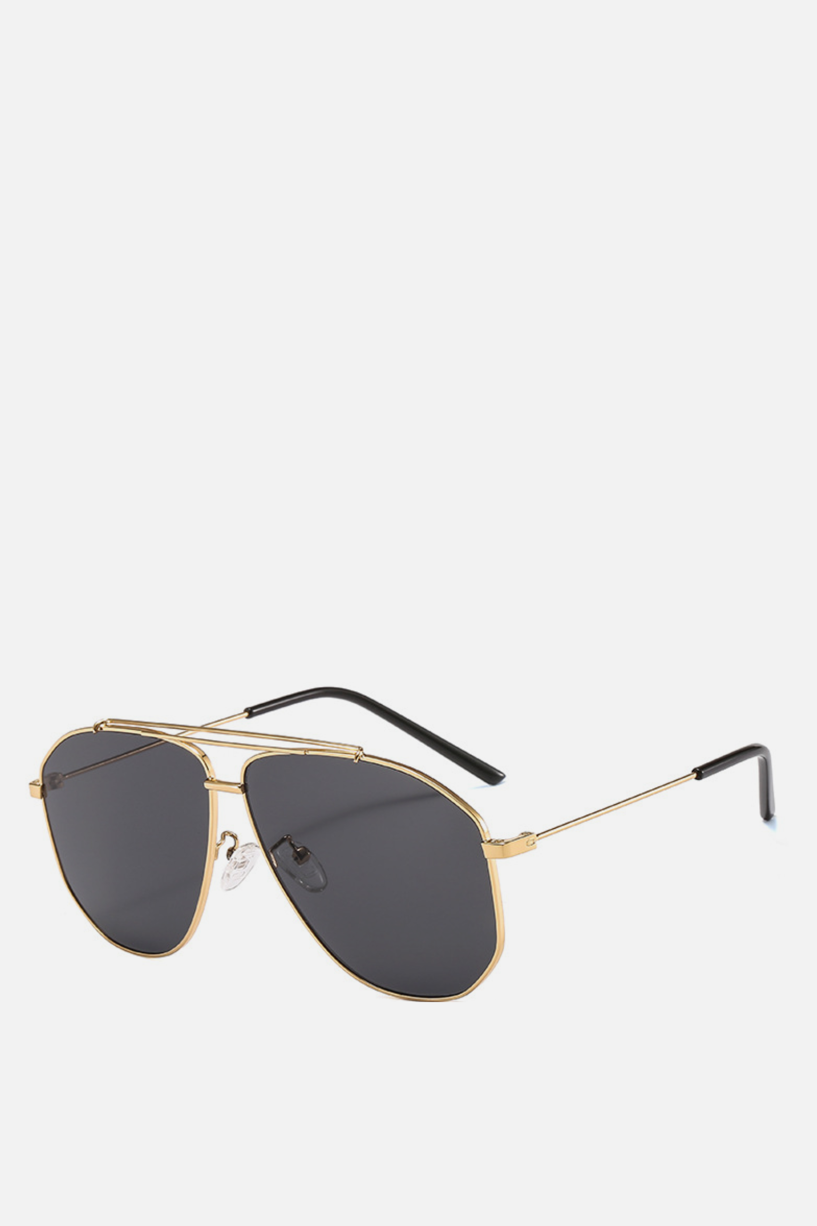 Oversized black best sale aviators